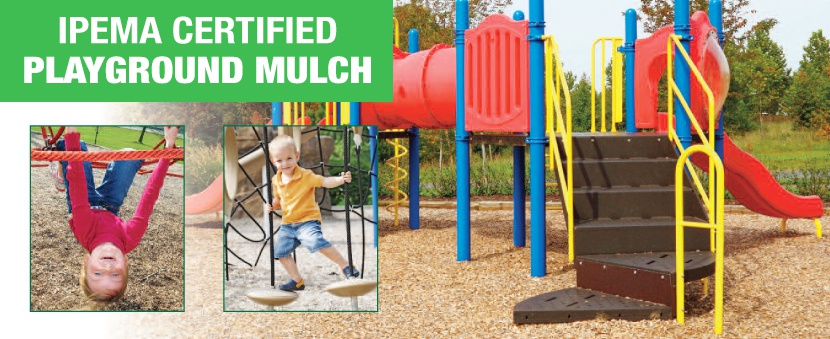 Certified playground mulch